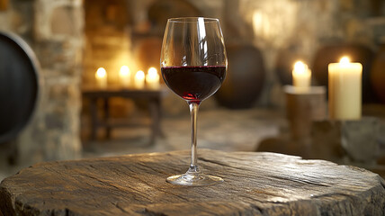 two glasses of red wine on the table