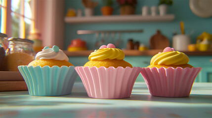 a kitchenware advertisement featuring a set o