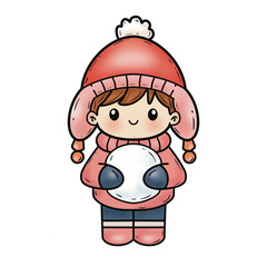Winter cuties Clipart Mega