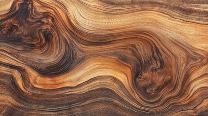 Textured wood surface displaying intricate patterns and rich colors in warm tones