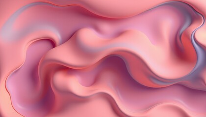 Obraz premium Abstract Pink and Purple Fluid Wave Design
