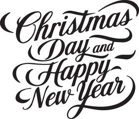  merry christmas and happy new year banner,poster, template vector image