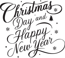  merry christmas and happy new year banner,poster, template vector image