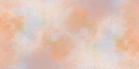 A dreamy watercolor effects in pale pink, light blue, and mint pastel background, soft peach watercolor wash featuring vintage texture, creating a backdrop for a variety of creative projects.