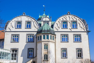 Facade of the historic castle in Gifhorn, Germany