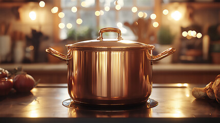 a kitchenware advertisement featuring an eleg