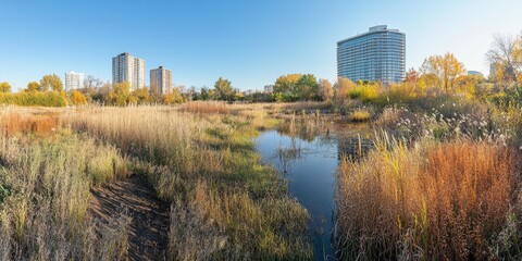 Diverse Prairie Ecosystem with Coexisting Species