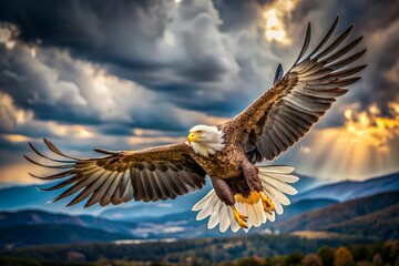 Obraz premium eagle in flight