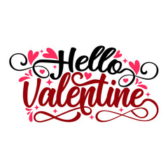 Obraz premium hello valentines