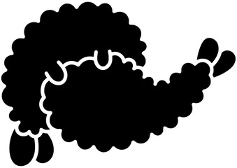 tempura illustration cuisine silhouette delicious logo lunch icon meal outline food seafood shrimp asian sauce fried dinner dish japanese shape men vector graphic background