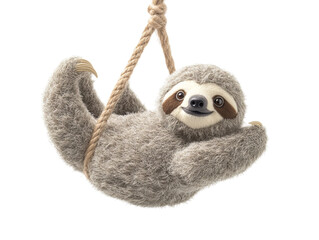 Fototapeta premium cute sloth in hammock.