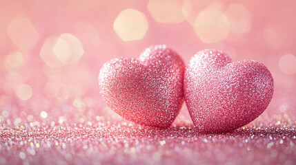 pink heart on a pink background