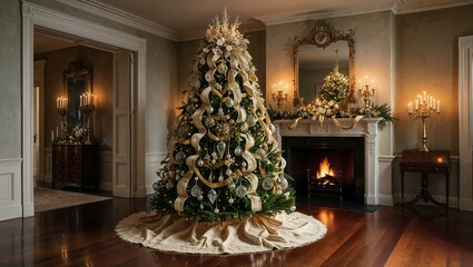 Victorian Christmas visuals in various styles