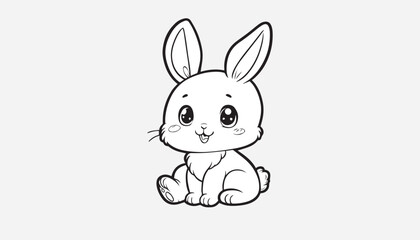 easter bunny with a background