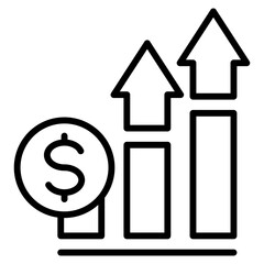 Profitability single icon