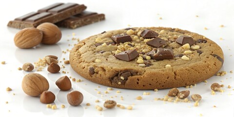 Delicious Orange Toffee Choc Chip Cookie Food Photography: Delicious Cookie Stock Photos Featuring Backgrounds, Graphics, and Header Designs
