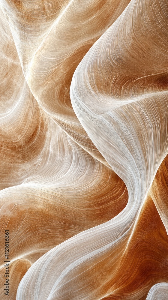 Poster swirling patterns of sandstone reveal a mesmerizing tapestry of warm colors and delicate textures fo