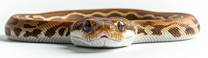 Fototapeta premium Python Snake Close-Up Portrait