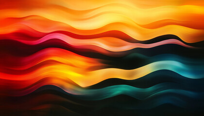 Fototapeta premium Abstract blurred background and colorful stripes of light