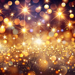 glittering bokeh sparkles lights design