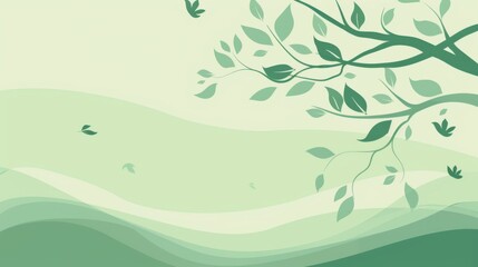Fototapeta na wymiar Simplified Illustrations for Environmental Awareness