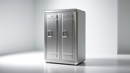 Premium Travel Locker HD Image Set Against White Background