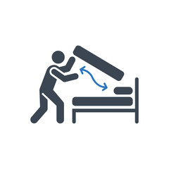 Change Mattress Steps Icon