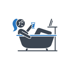 Selfie Taking Woman Icon