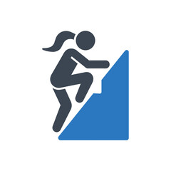 Uphill Climb Icon