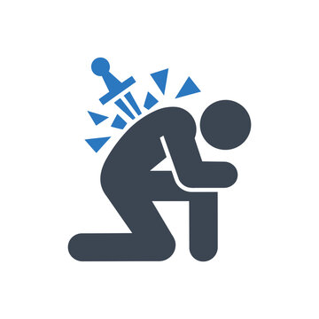 Sword Backstabbing Pain Icon