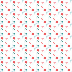 So cute and Little flowers grow on fine leaf foliage.