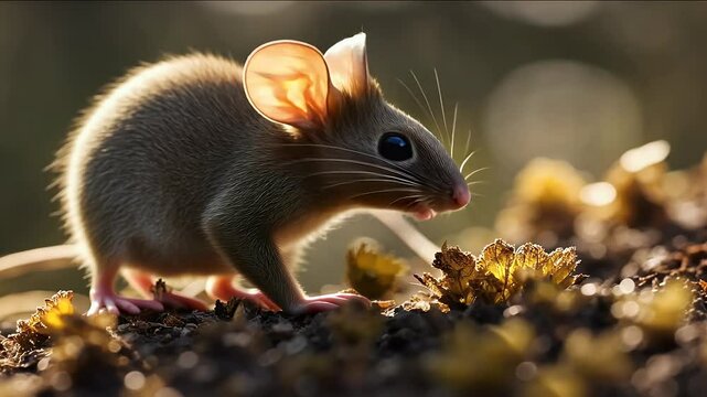 house mouse standing mus musculus rodent pest animal closeup video curious cute domestic foot front fur hair hand hold holding little look looking macro mammal rear small racked