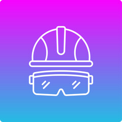 Fototapeta premium Safety Glasses Icon