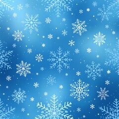 christmas background with snowflakes