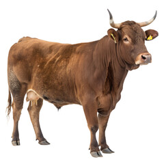 High Quality Shorthorn Cow PNG Transparent Image