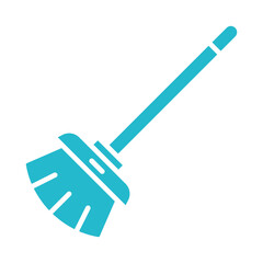 Naklejka premium Broom Icon