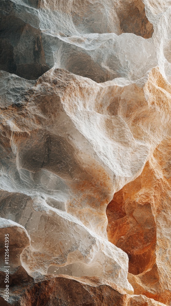 Poster striking patterns of sandstone come alive in a canvas of warm hues and delicate textures, showcasing