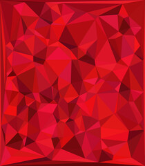 abstract red triangle background