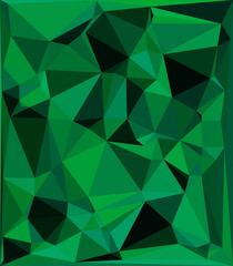 Obraz premium abstract background with triangles geometrical green Background design.