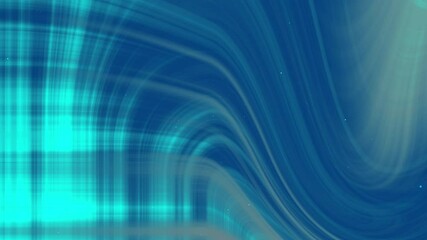 The image showcases an abstract design featuring swirling blue lines overlaid with a grid pattern creating a dynamic and visually engaging composition.