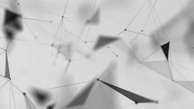 white plexus abstract particle background