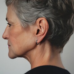 woman, beauty, piercing, ear, nose, jewelry, face, eyes, makeup, fashion, model, make-up, eye, close-up, skin, lips, closeup, cosmetics, eyelashes, glamour, people, sensuality, up, make, style, hair, 