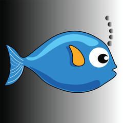Fototapeta premium Abstract fish Royalty Free Vector Image 