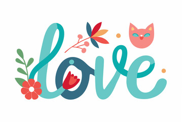 butterfly and flowers