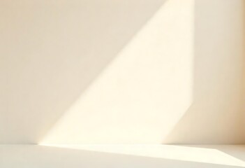 Minimalist Corner with Light and Shadows