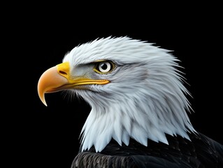 Obraz premium Portrait of a Majestic Bald Eagle