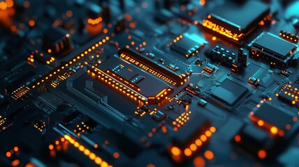 Obraz premium A futuristic background with fluid metallic shapes