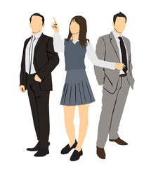 business people in situations