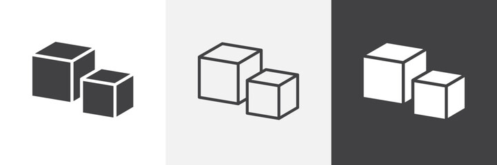 Sugar icon vector set for ui designs