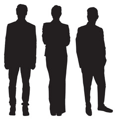 business people silhouettes